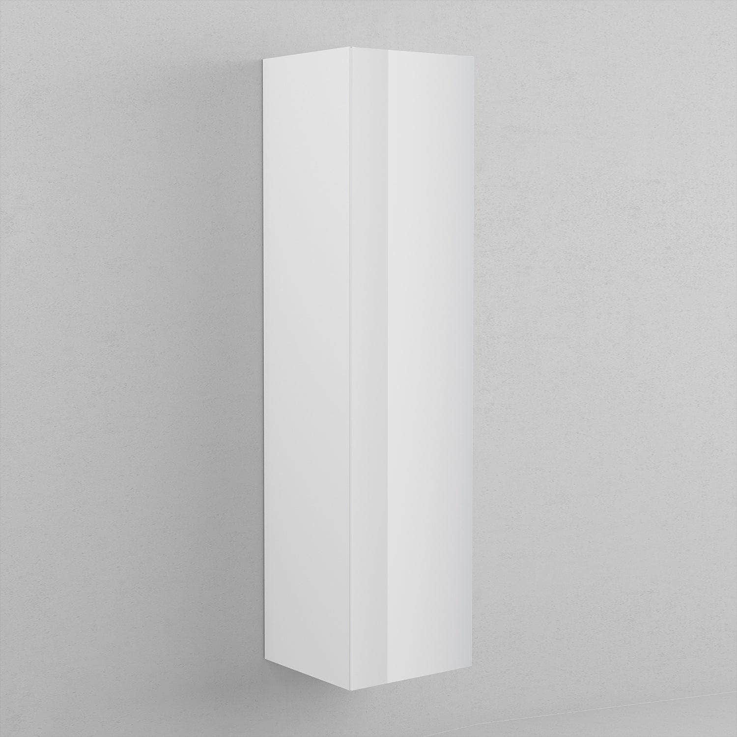 INR TWIN 40 Høyskap med 4 Hyller og 2 Skuffer B400xH1600xD390mm Premium white / 40cm / Høyre hengslet INR Iconic Nordic Rooms Høyskap bad INR-367711H
