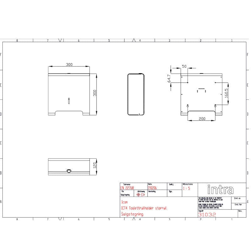 Intra Icon toalettrullholder Intra Toalettrullholder GRO-7513008