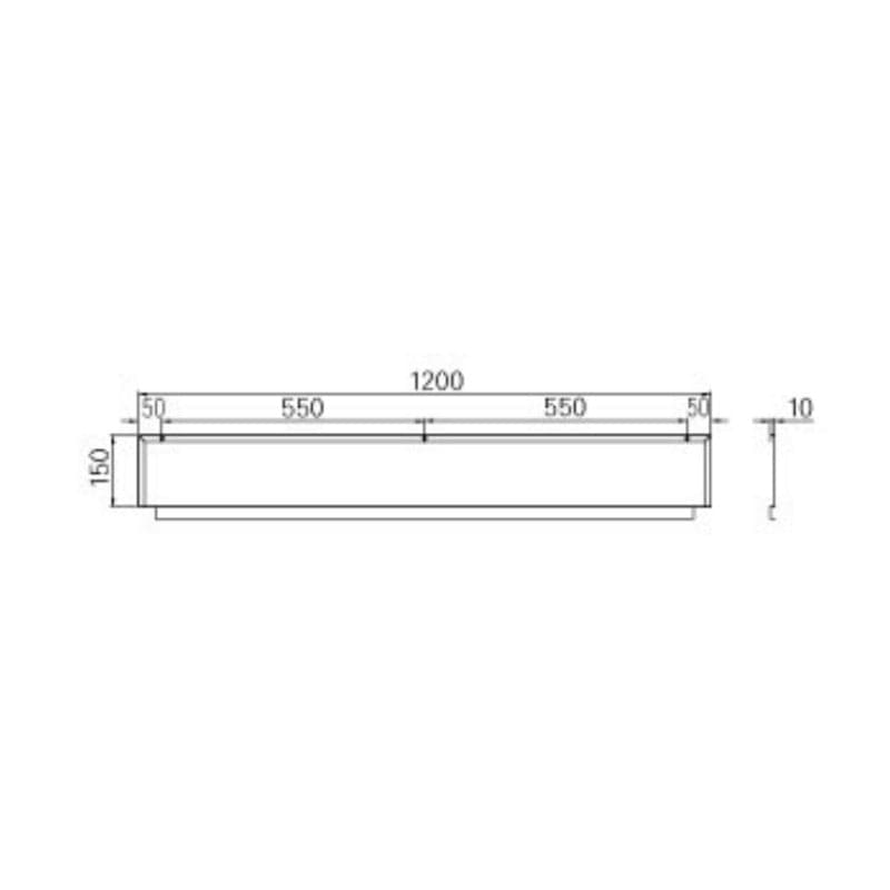 Intra veggpanel P12 for vaskerenne P12 Intra Tilbehør vaskerom GRO-6321927