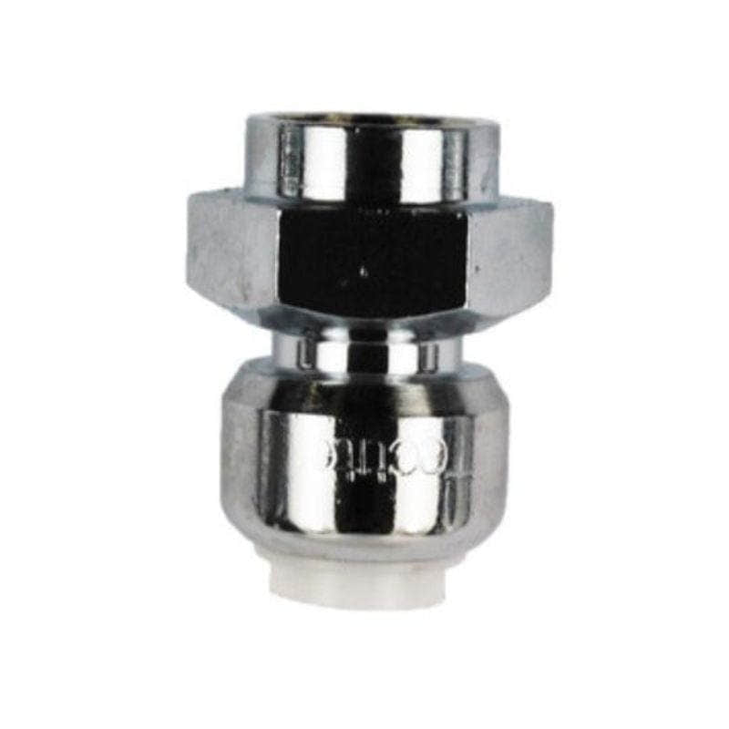 Isiflo Tectite Classic Union med Innvendige Gjenger Krom / 10mmx3/8" Isiflo Union PE GRO-5058927