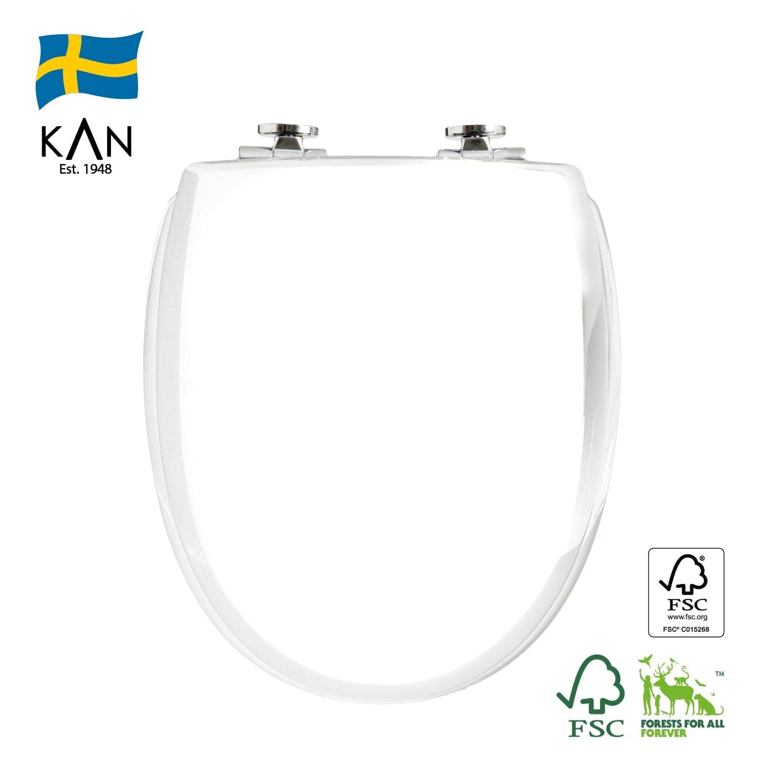 KAN 3001 Exclusive Universal Toalettsete Kandre Toalettsete