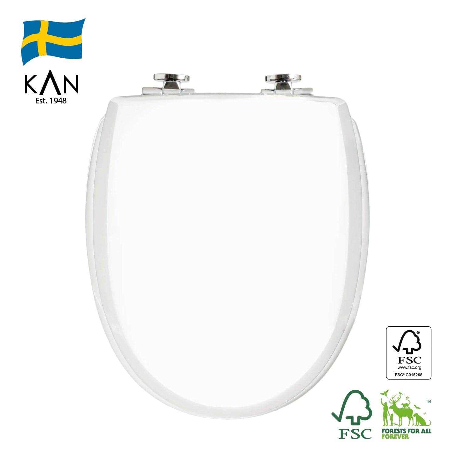 KAN 3001 Exclusive Universal Toalettsete Kandre Toalettsete