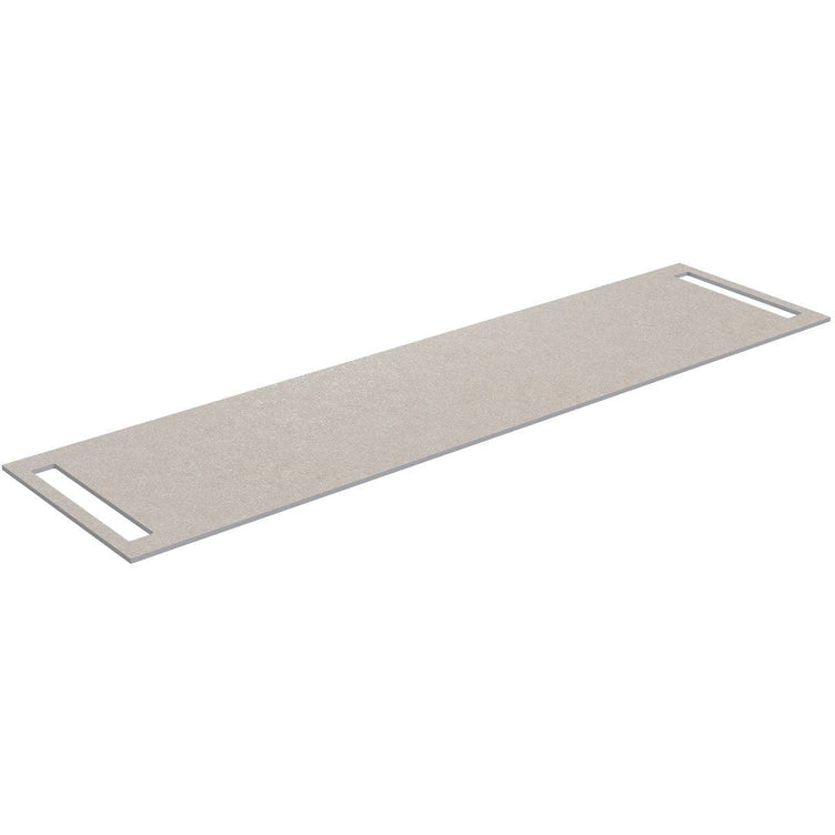 Korsbakken Benkeplate HPL med 2 håndkleholder