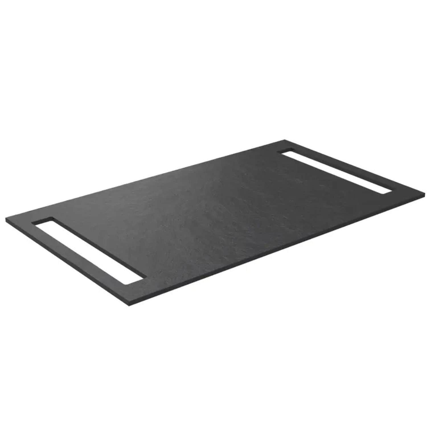 Korsbakken Benkeplate HPL med 2 håndkleholder