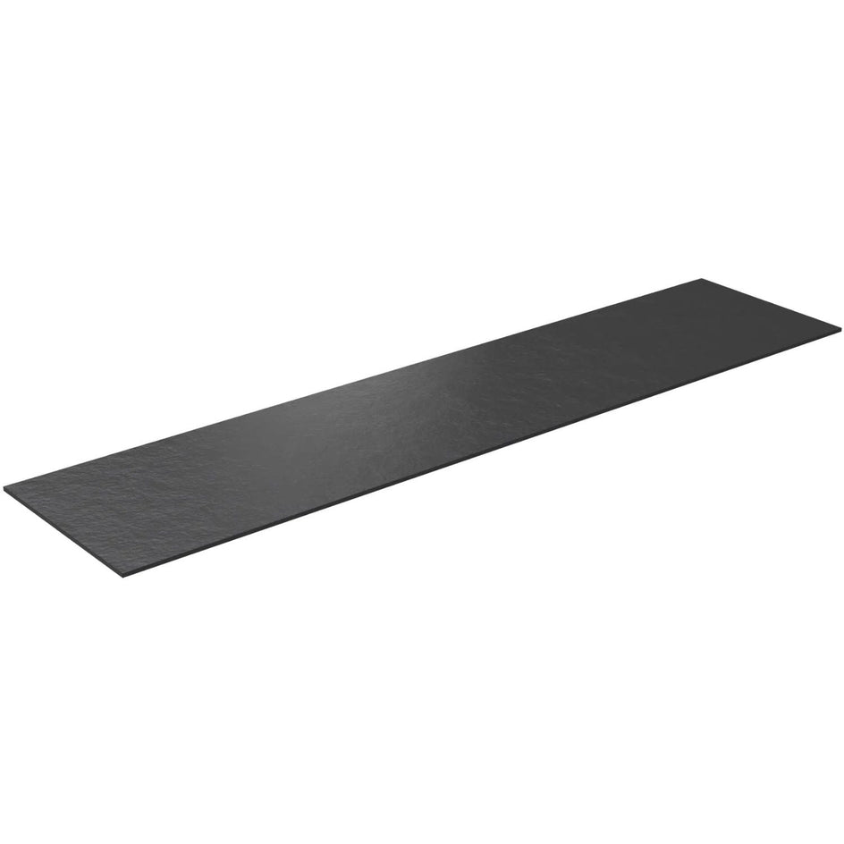 Korsbakken Benkeplate HPL Svart / 200cm / Ingen Korsbakken Benkeplate bad KO-513704200