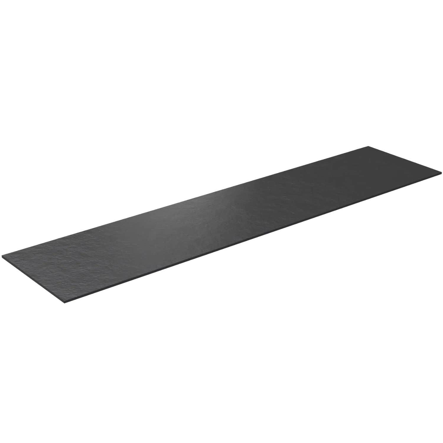 Korsbakken Benkeplate HPL Svart / 200cm / Ingen Korsbakken Benkeplate bad KO-513704200