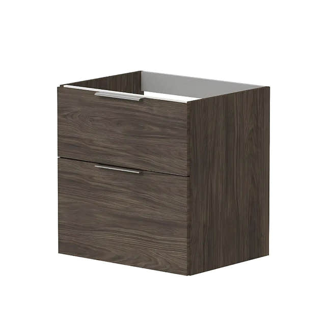 Korsbakken Big Kommode 2 Skuffer Brun eik / 60cm Korsbakken Sideskap bad KO-330506060