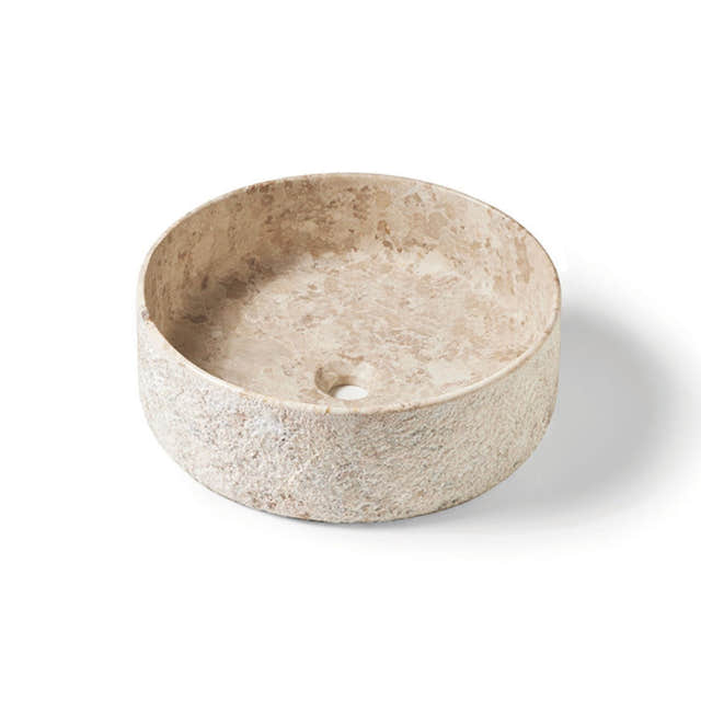 Korsbakken CLASSIC Rund Bolleservant Brun naturstein Korsbakken Bolleservant 00664