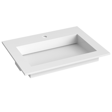 Korsbakken Corian Servant med Flat Bunn