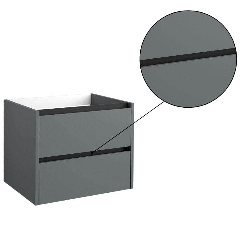 Korsbakken Lister Svart Matt for Eris Møbel 60cm Korsbakken Tilbehør baderomsinnredning KO-414904060