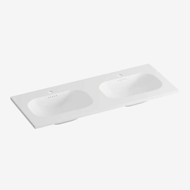 Korsbakken Nice Heldekkende Servant Hvit matt / 120cm dobbel Korsbakken Møbelservant KO-463202121