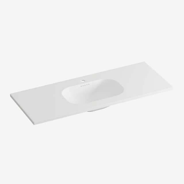 Korsbakken Nice Heldekkende Servant Hvit matt / 120cm Korsbakken Møbelservant KO-463202120