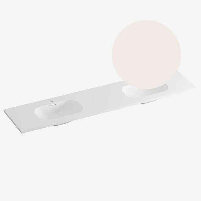 Korsbakken Nice Heldekkende Servant Lys beige / 200cm dobbel Korsbakken Møbelservant KO-463205201