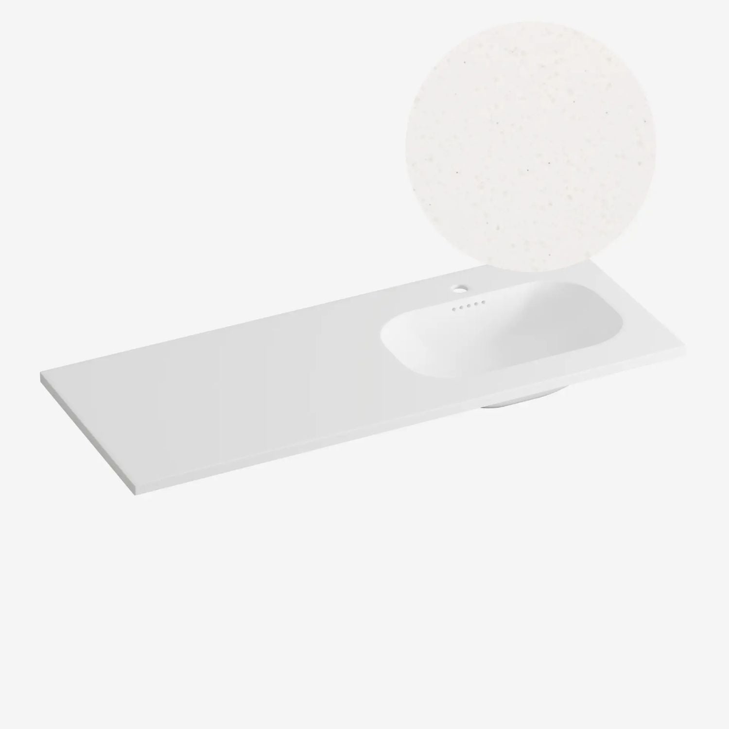 Korsbakken Nice Heldekkende Servant Terrazzo beige / 120cm høyre Korsbakken Møbelservant KO-463211126