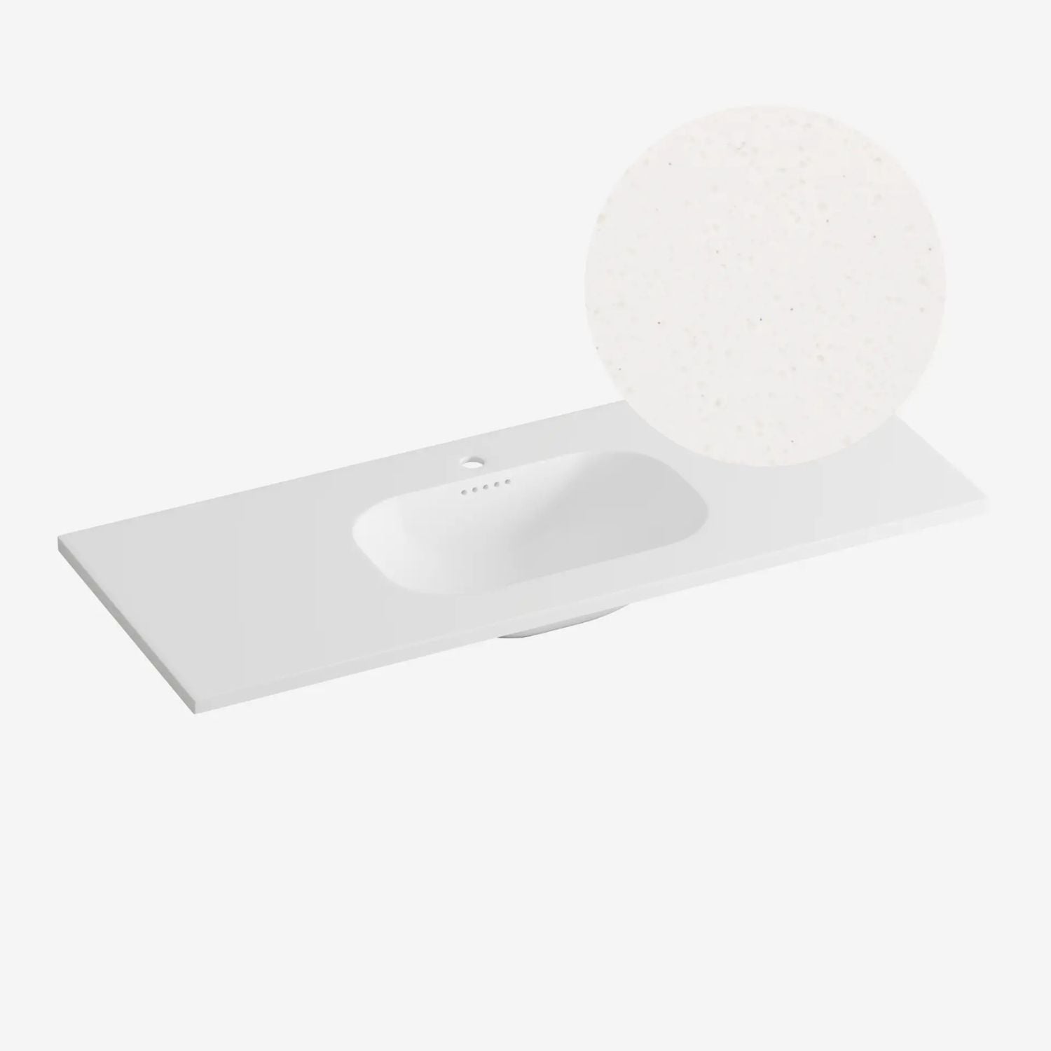 Korsbakken Nice Heldekkende Servant Terrazzo beige / 120cm Korsbakken Møbelservant KO-463211120