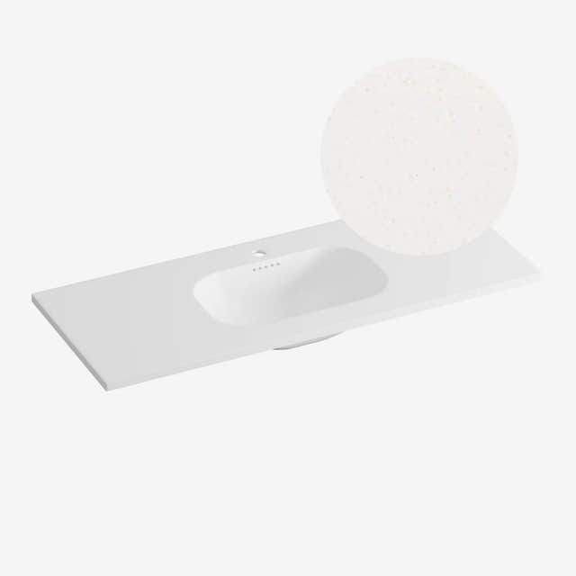 Korsbakken Nice Heldekkende Servant Terrazzo beige / 120cm Korsbakken Møbelservant KO-463211120