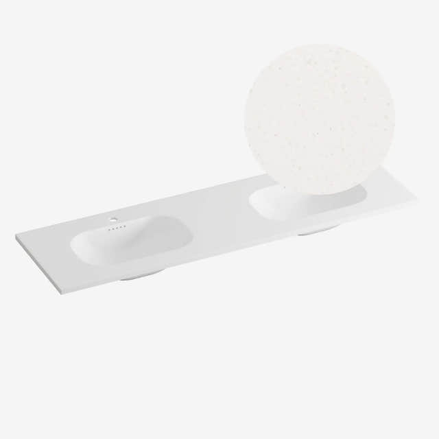 Korsbakken Nice Heldekkende Servant Terrazzo beige / 160cm dobbel Korsbakken Møbelservant KO-463211161