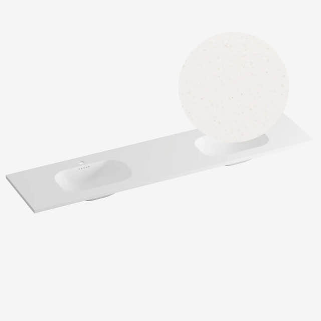 Korsbakken Nice Heldekkende Servant Terrazzo beige / 200cm dobbel Korsbakken Møbelservant KO-463211201