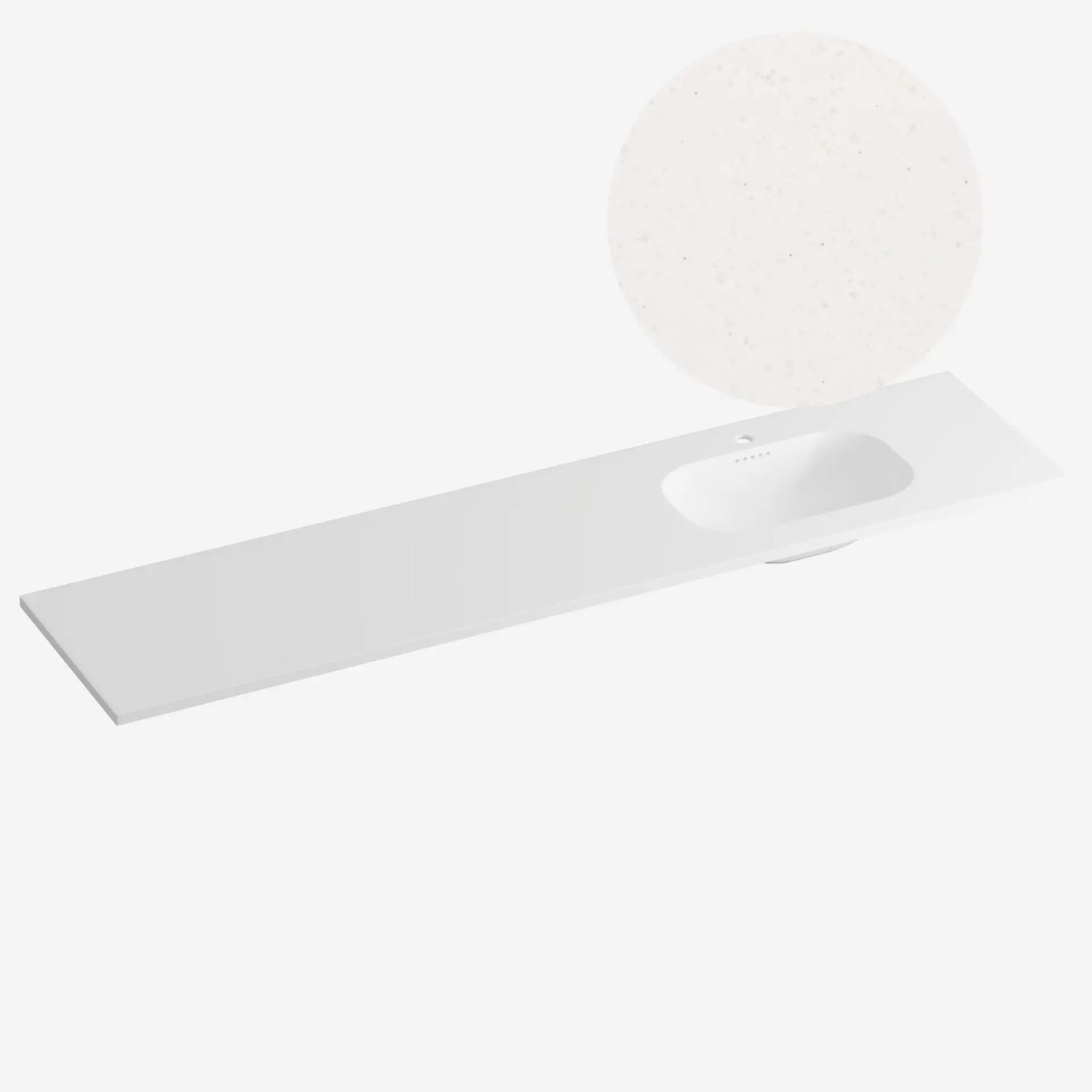 Korsbakken Nice Heldekkende Servant Terrazzo beige / 200cm høyre Korsbakken Møbelservant KO-463211206