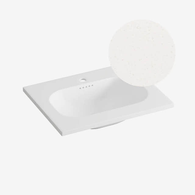 Korsbakken Nice Heldekkende Servant Terrazzo beige / 60cm Korsbakken Møbelservant KO-463211060
