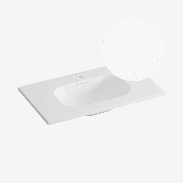 Korsbakken Nice Heldekkende Servant Terrazzo pepper / 80cm Korsbakken Møbelservant KO-463207080