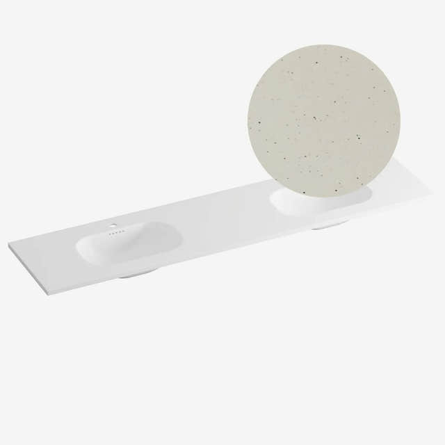 Korsbakken Nice Heldekkende Servant Terrazzo sand / 200cm dobbel Korsbakken Møbelservant KO-463221201