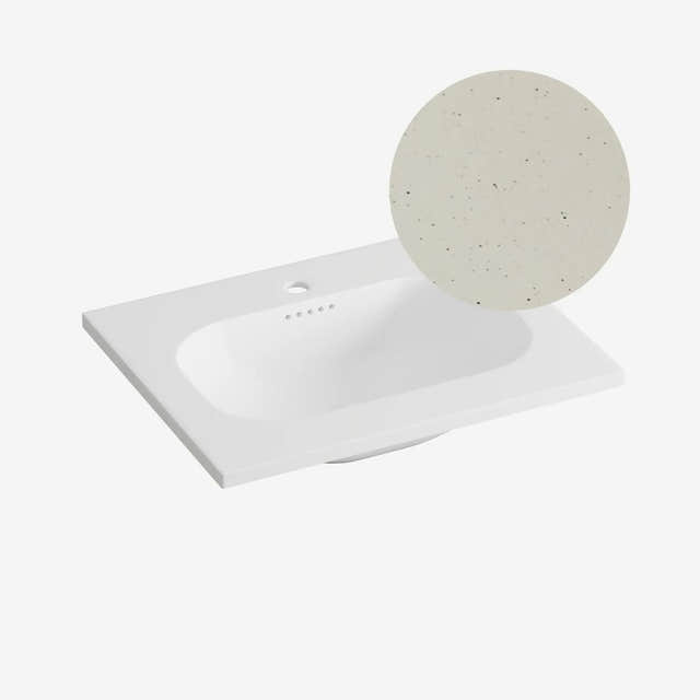 Korsbakken Nice Heldekkende Servant Terrazzo sand / 60cm Korsbakken Møbelservant KO-463221060