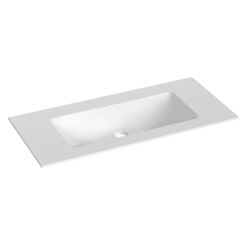 Korsbakken Orion Solid Surface Heldekkende Servant Hvit matt / 100cm Korsbakken Møbelservant KO-403202100