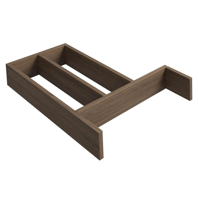 Korsbakken Skuffdeler heltre 205x322x50 mm Mørk eik Korsbakken Tilbehør møbler KO-515147100