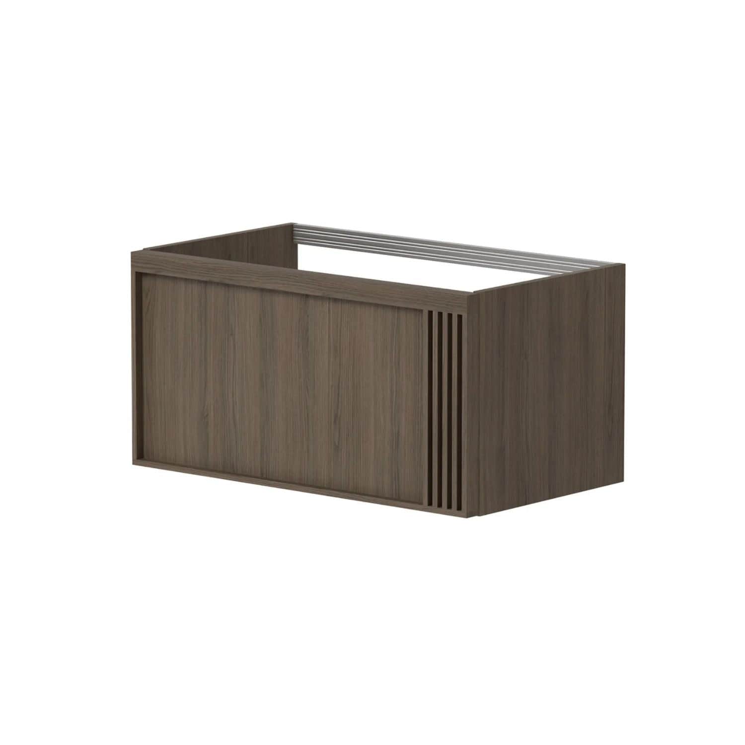 Korsbakken Sole Servantskap Rillet Mørk grå eik / 80cm Korsbakken Servantskap KO-270744080