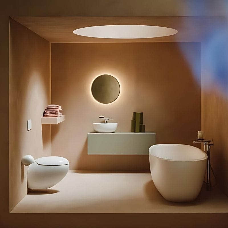 Laufen Alessi One Veggskål Rimless Hvit Laufen Vegghengt toalett GRO-6157283