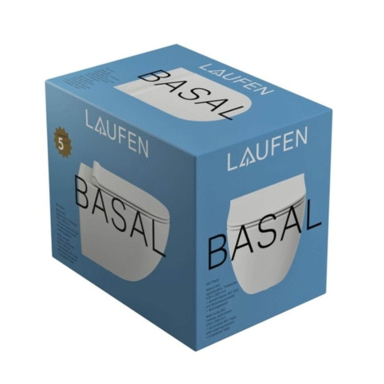 Laufen Basal Rimless Vegghengt Toalett Hvit Laufen Vegghengt toalett LA-3232751