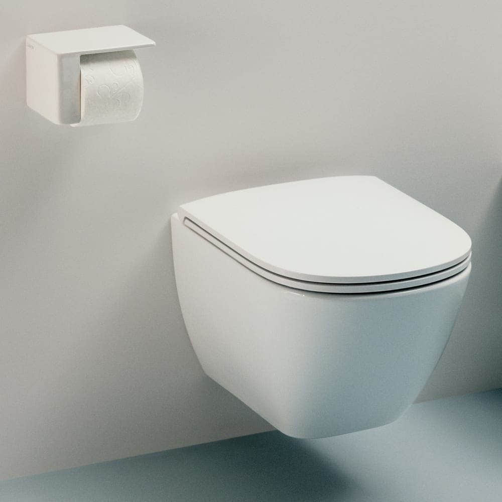 Laufen Lua Kompakt Rimless Veggskål Uten toalettsete Hvit Laufen Veggskål GRO-6135582