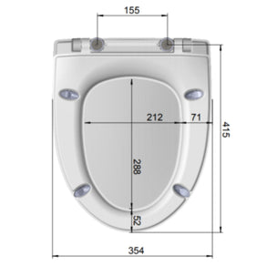 Laufen Rigo SC/QR Toalettsete