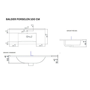 Linn Bad Balder Møbelservant