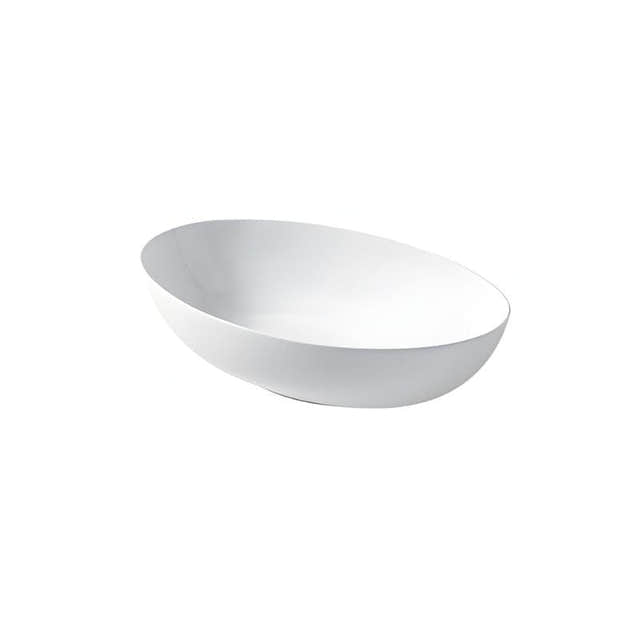 Linn bad Eiliv Oval Porselensservant Hvit Linn Bad Bolleservant LB-31106