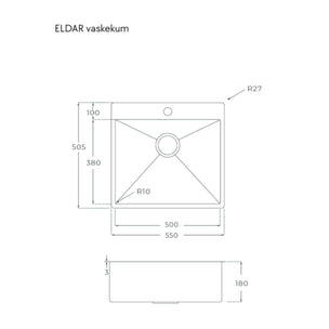 Vaskerom: Linn Bad ELDAR Vaskekum