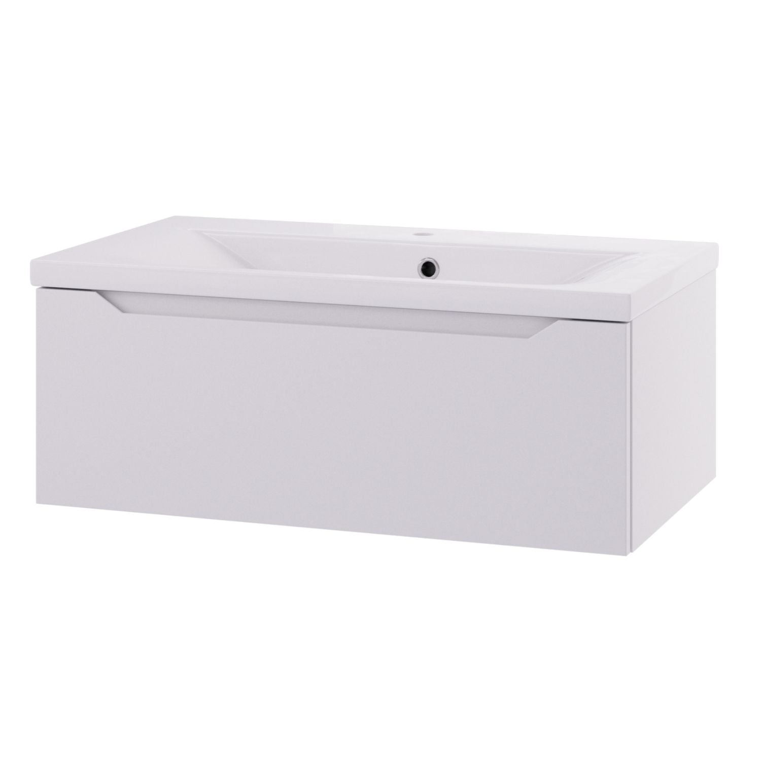 Linn Bad Emma D45 Servantskap med 1 skuff Hvit / 80cm Linn Bad Servantskap LB-1301081S