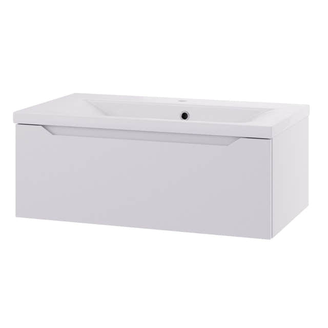Linn Bad Emma D45 Servantskap med 1 skuff Hvit / 80cm Linn Bad Servantskap LB-1301081S