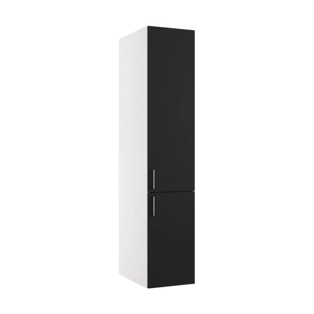 Linn Bad Høyskap for vaskerom Svart matt / 40cm Linn Bad Høyskap vaskerom LB-742104R