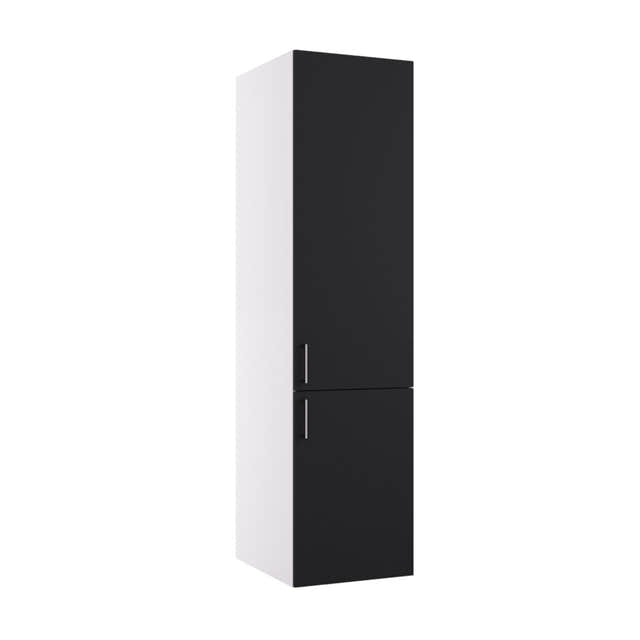 Linn Bad Høyskap for vaskerom Svart matt / 50cm Linn Bad Høyskap vaskerom LB-742105R
