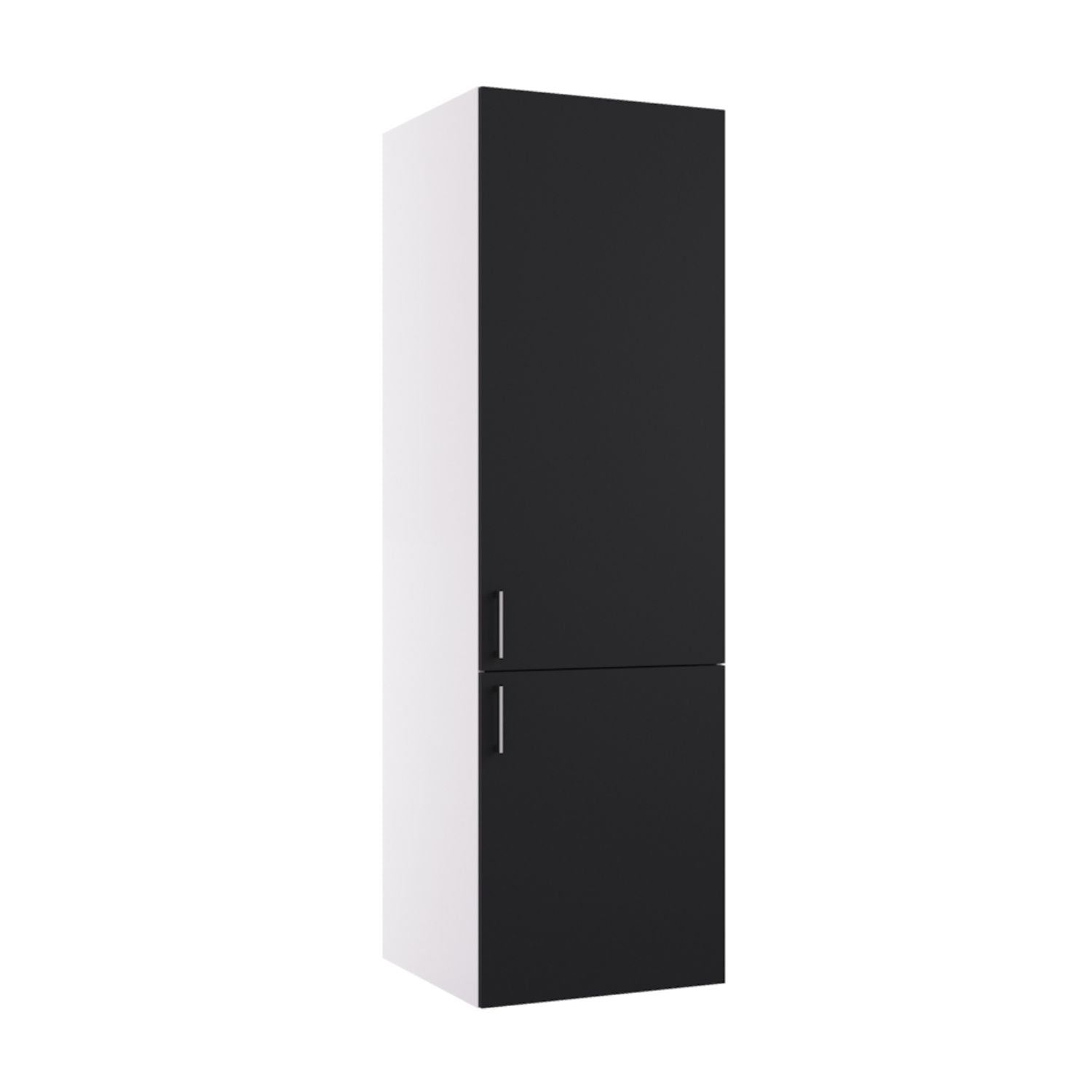 Linn Bad Høyskap for vaskerom Svart matt / 60cm Linn Bad Høyskap vaskerom LB-742106R