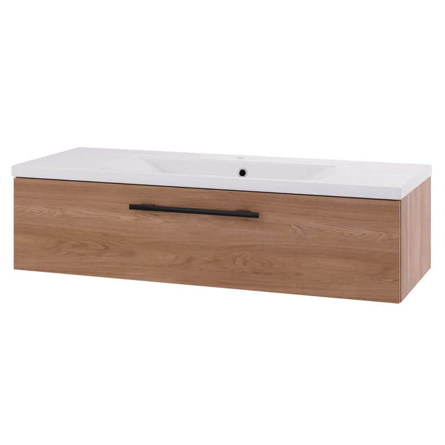 Linn Bad Ingrid D45 Servantskap med 1 skuff Eik / 120cm Linn Bad Servantskap LB-1105121S