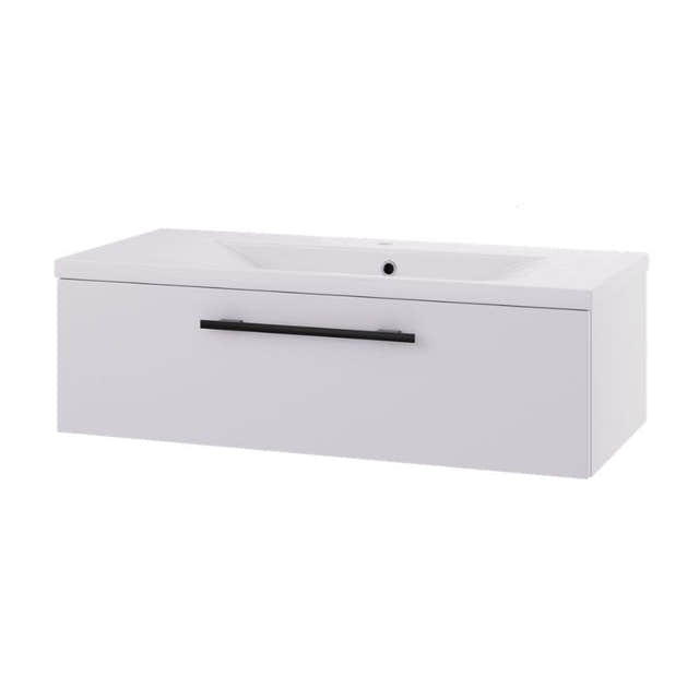 Linn Bad Ingrid D45 Servantskap med 1 skuff Hvit / 100cm Linn Bad Servantskap LB-1101101S