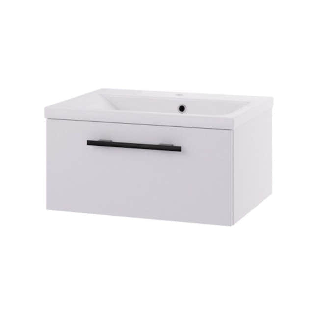 Linn Bad Ingrid D45 Servantskap med 1 skuff Hvit / 60cm Linn Bad Servantskap LB-1101061S