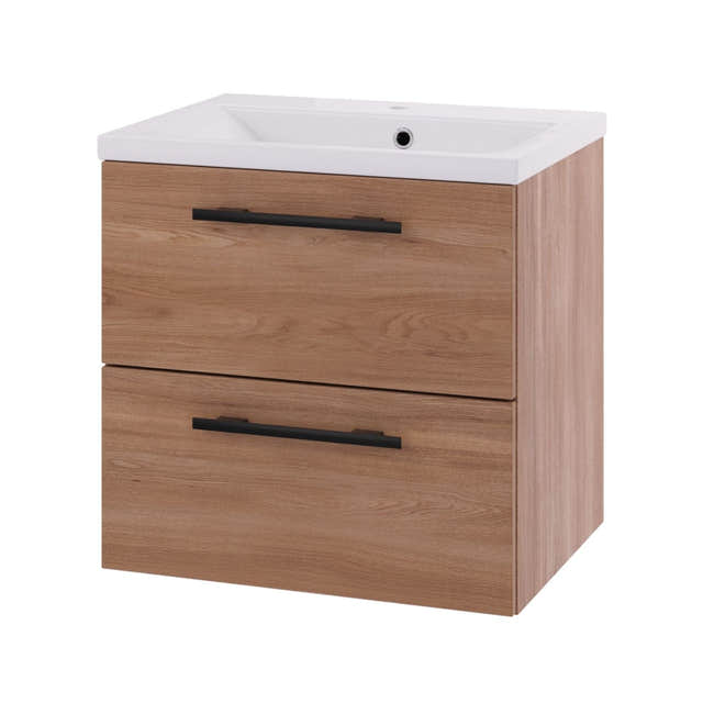 Linn Bad Ingrid D45cm Servantskap Eik / 60cm Linn Bad Servantskap LB-110506