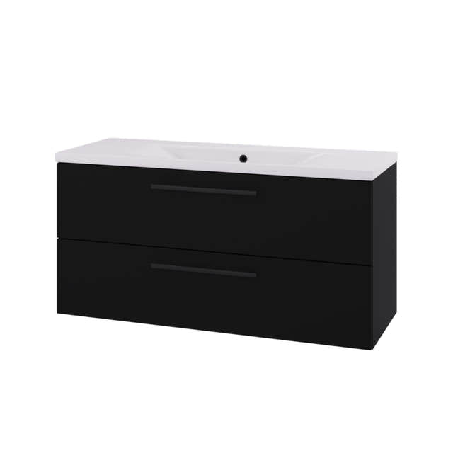 Linn Bad Ingrid D45cm Servantskap Svart matt / 100cm Linn Bad Servantskap LB-110710