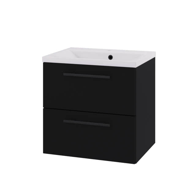Linn Bad Ingrid D45cm Servantskap Svart matt / 60cm Linn Bad Servantskap LB-110706