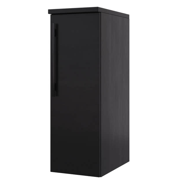 Linn Bad Ingrid Sideskap med dør Svart eik / 30cm Linn Bad Sideskap bad LB-114603