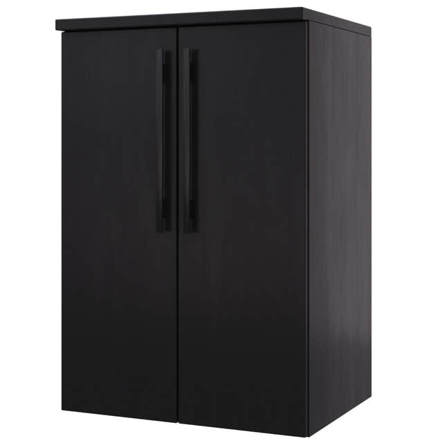Linn Bad Ingrid Sideskap med dør Svart eik / 60cm Linn Bad Sideskap bad LB-114606